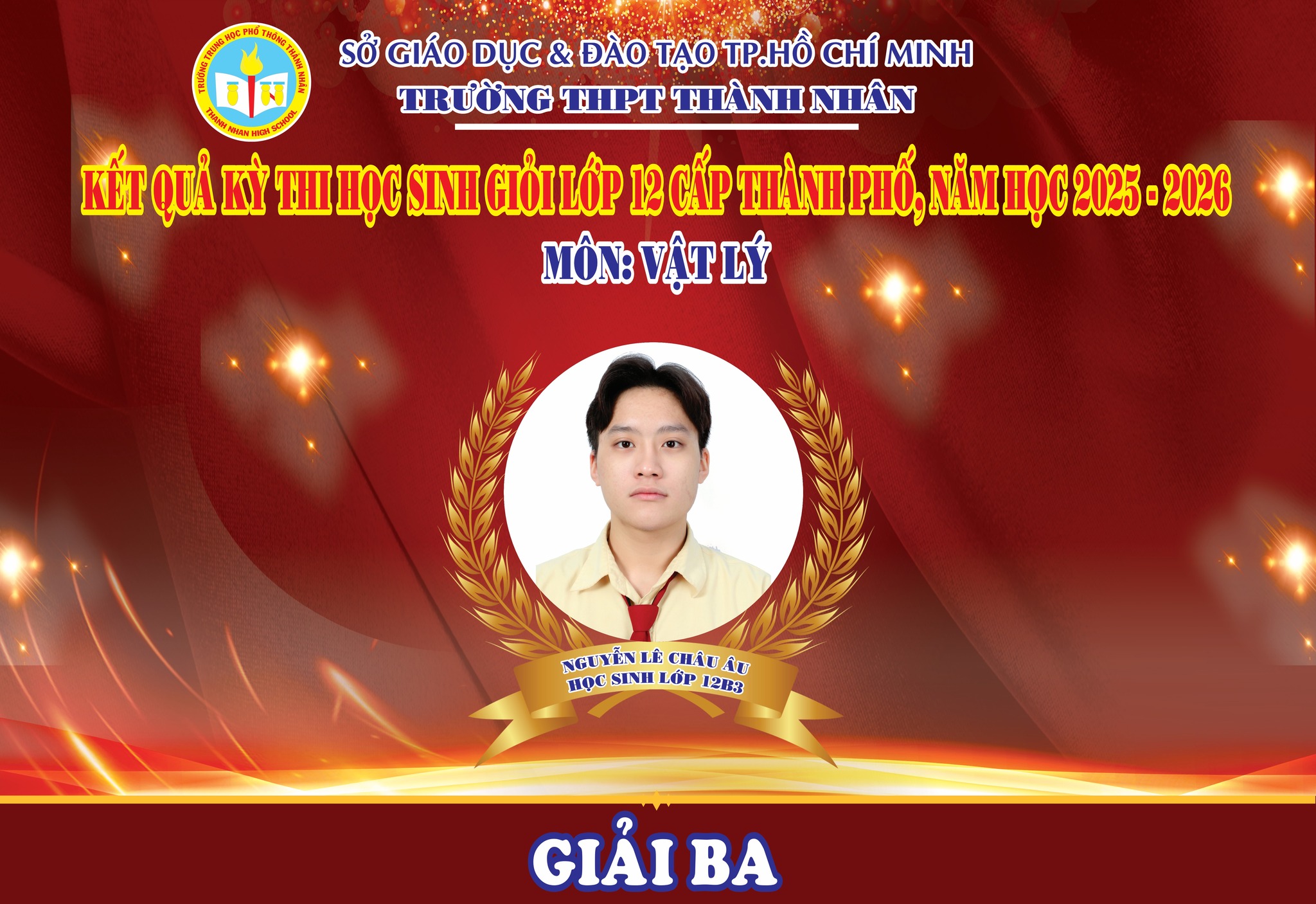 Gương mặt tiêu biểu – Học sinh đạt giải 6